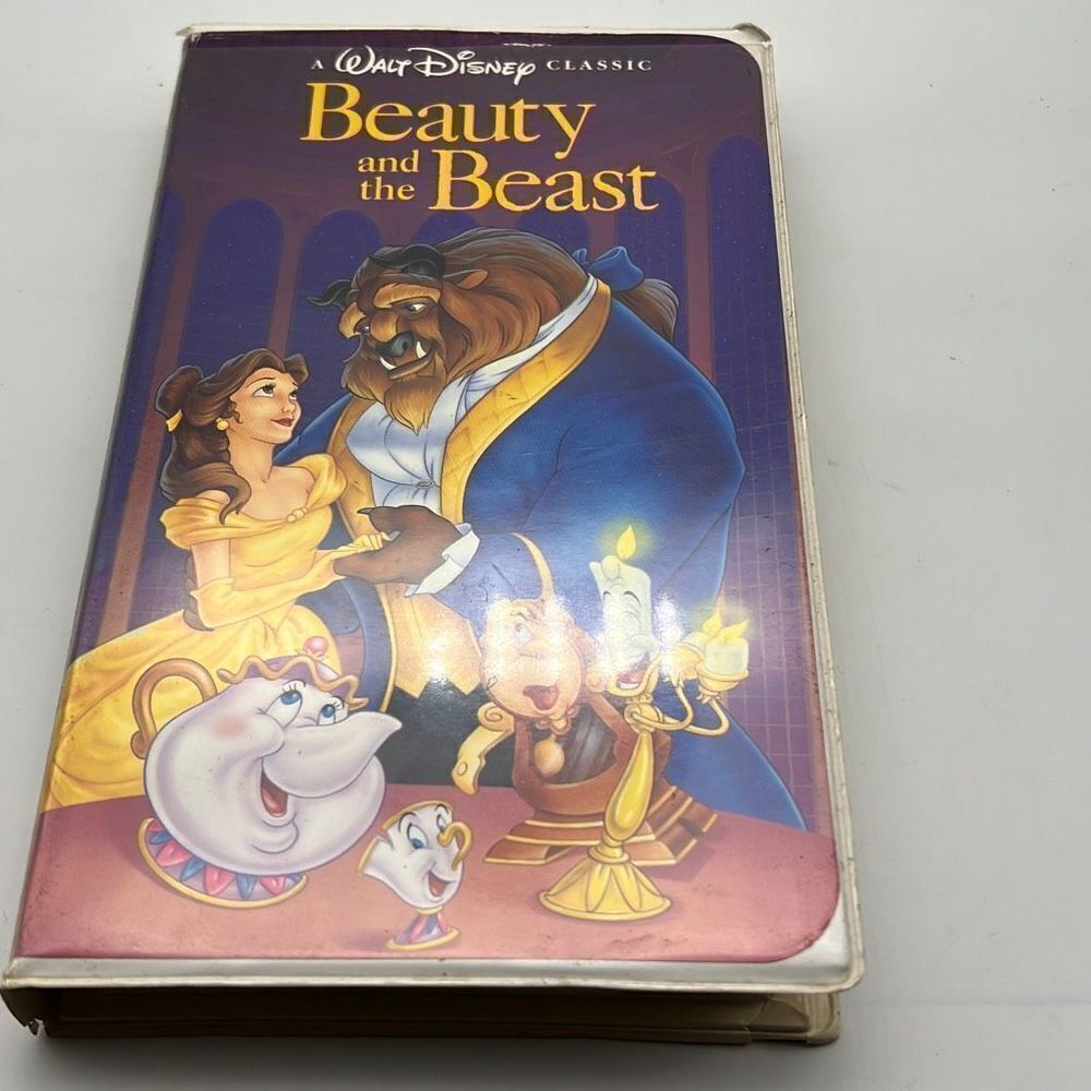 Beauty and The Beast‎ (VHS, 1992, Black Diamond Classic) RARE | CASE YELLOWING